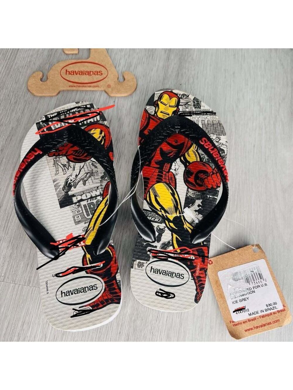 Kids Havaianas Size 11/12 Flip Flops Sandals NWT